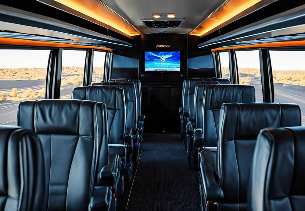 Discover the Luxurious Inside of a Charter Bus